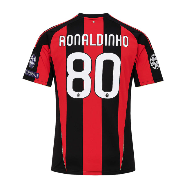 AC Milan 2009/10 Home Jersey (Adidas, Fly Emirates sponsor)