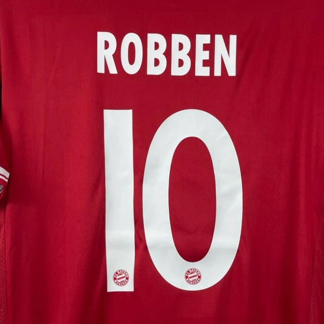Bayern Munich 2012/13 Home Jersey | Robben #10 | Adidas Vintage Football Shirt