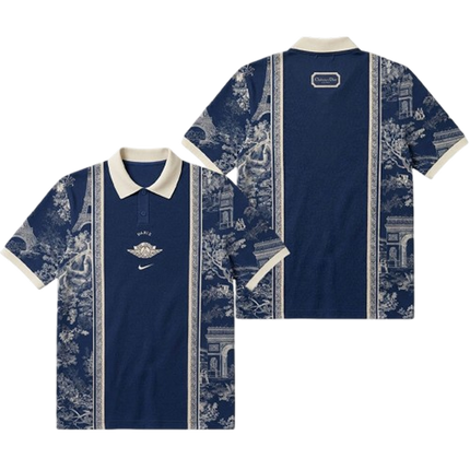 PSG x Nike x Air Dior Paris Polo Shirt - Paris Saint-Germain Football Style UAE