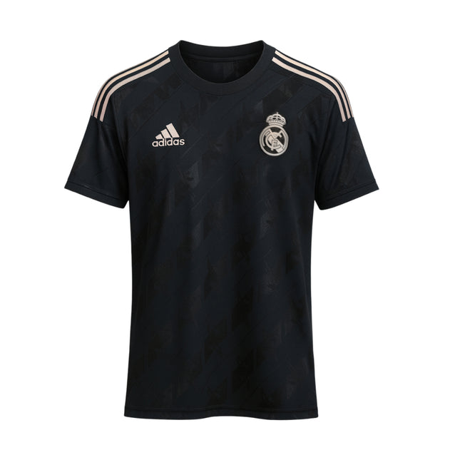 Adidas Originals × Real Madrid 1999–00 “Bring-Back” Away Jersey – Retro Black Trefoil Edition