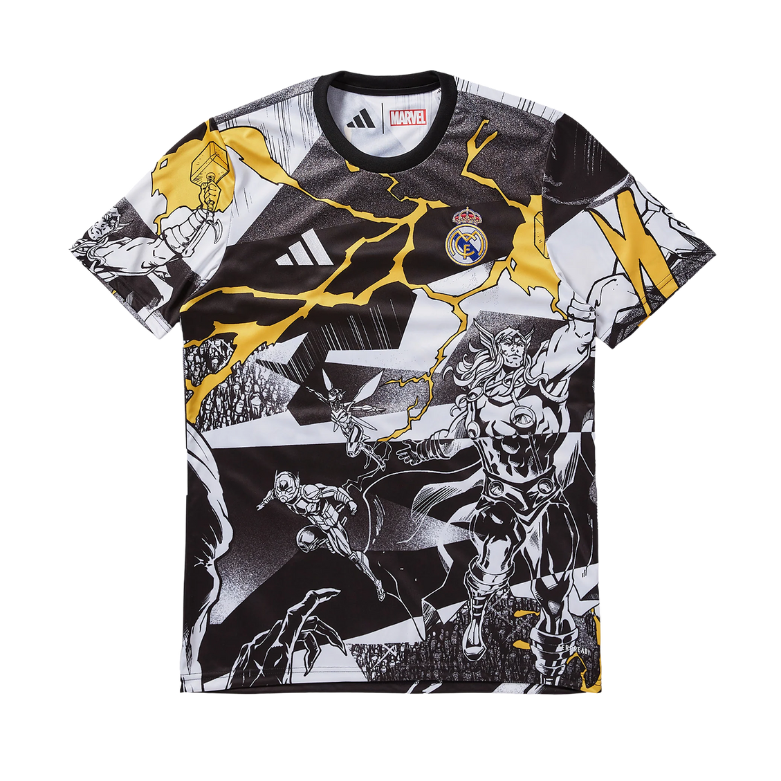 adidas Real Madrid x Marvel Avengers 25/26 Pre-Match Jersey | Real Madrid Football Shirt UAE