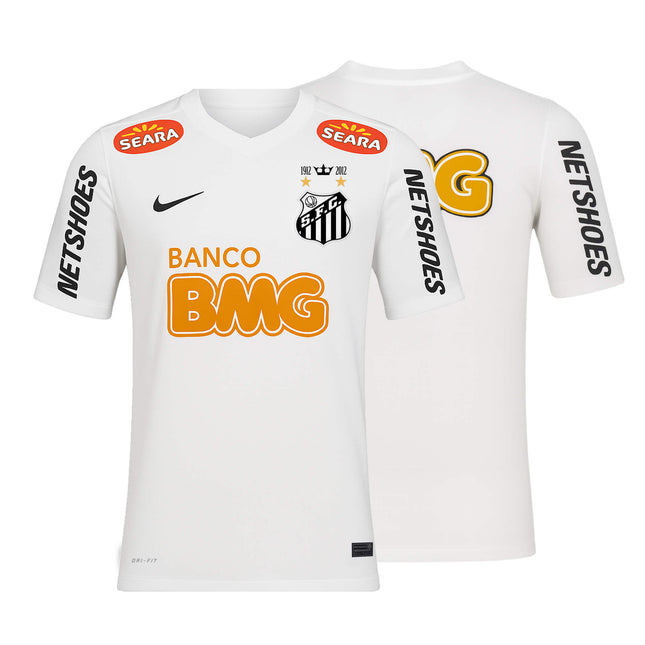Santos FC 2012 Centenary Home Jersey | Nike Dri-Fit Neymar Era Shirt