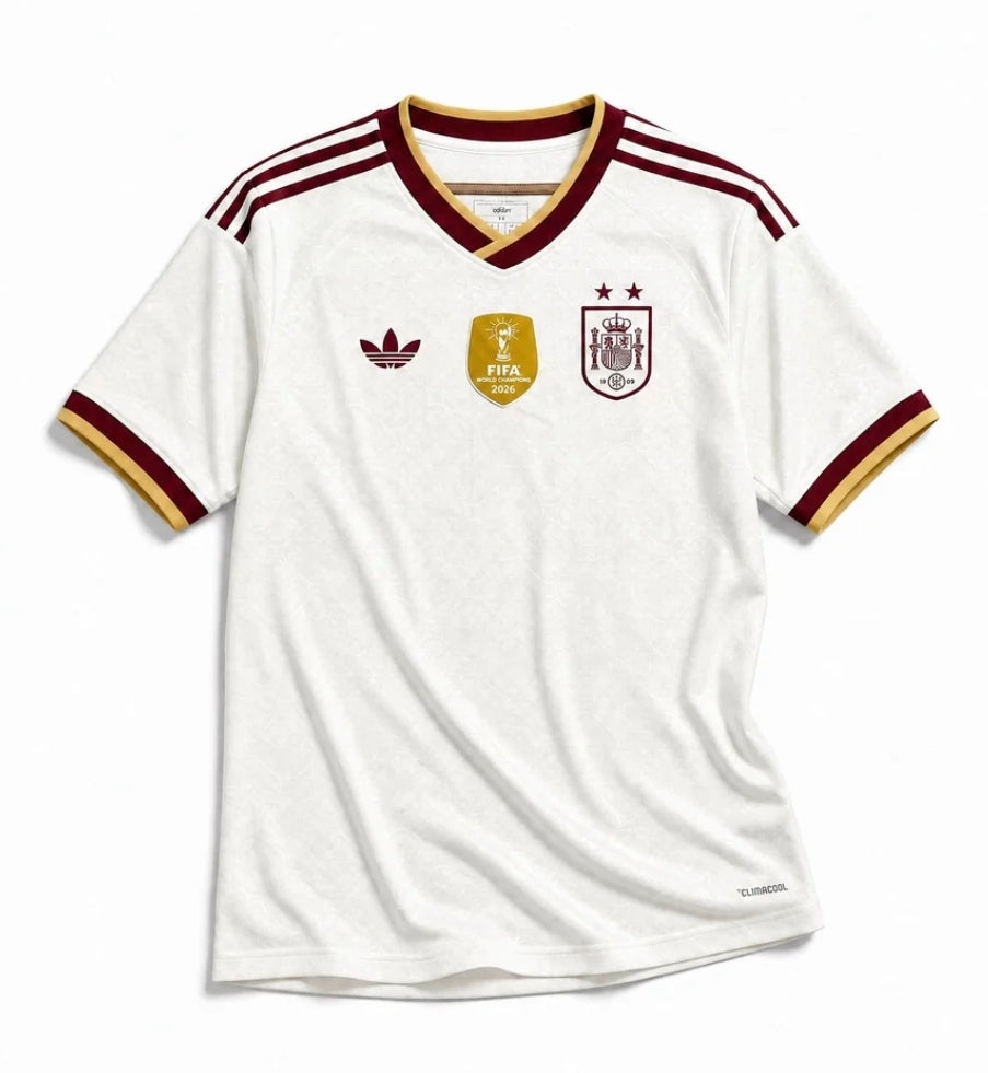 SPAIN 2026 FIFA CHAMPIONS TWO STAR CHAMPION BADGE